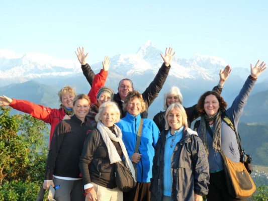 Nepal group yoga retreat